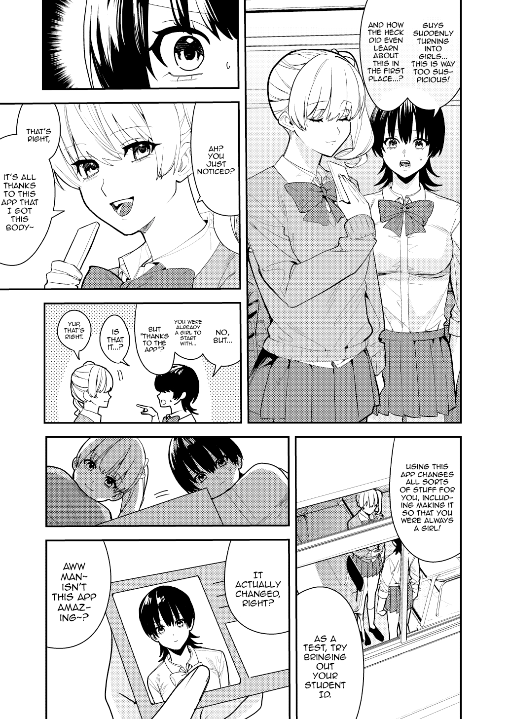 Hentai Manga Comic-Having Fun And Earning Some Money By Prostituting Myself After Turning Into A Girl!-Read-8